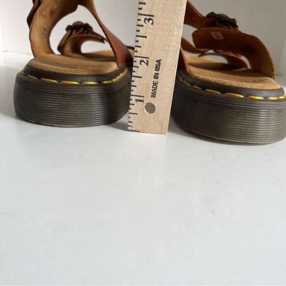 Dr Martens Leather Buckle Josef Sandals Slides - Picture 12 of 16